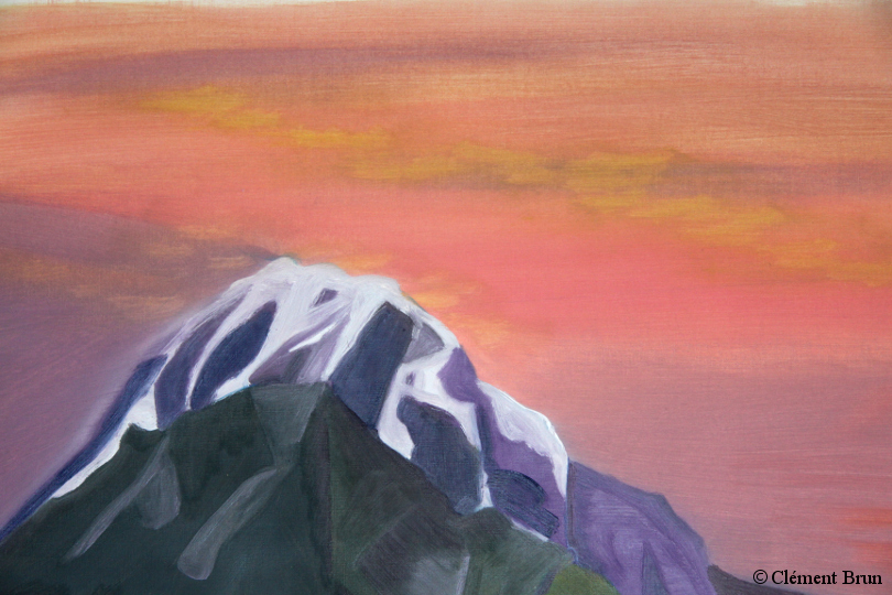 montagne rose